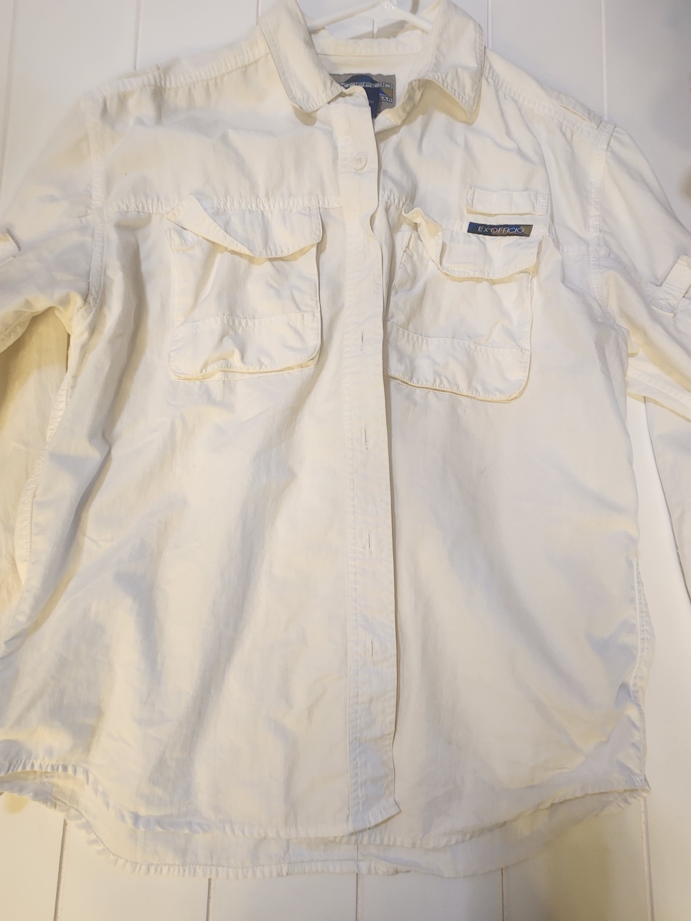 EXOFFICIO Women's Cream Utility Shirt Jacket